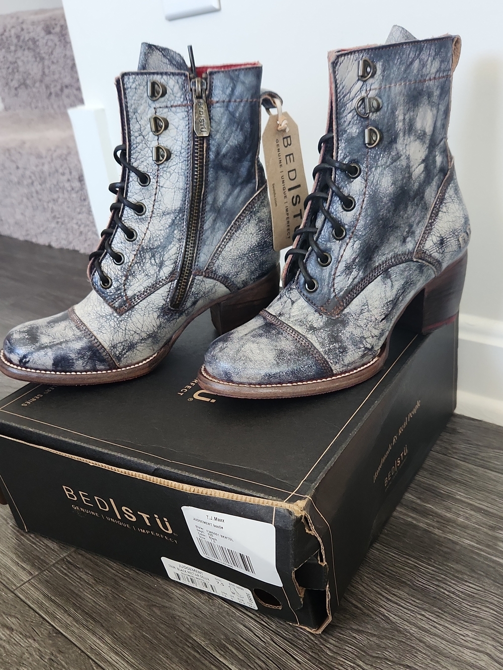 New With Tag Bed Stu Judgment Boots 7.5